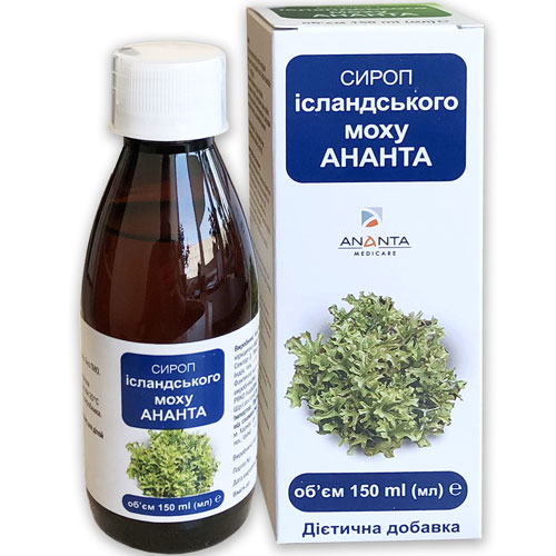 *Сироп ісландського моху АНАНТА 150мл