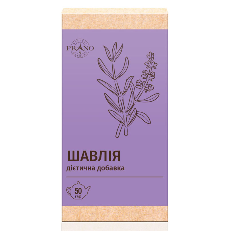 Фіточай Prano Шавлії листя 50 г (Україна)