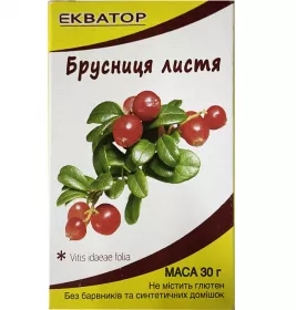 Брусниця листя добавка дієтична 30г