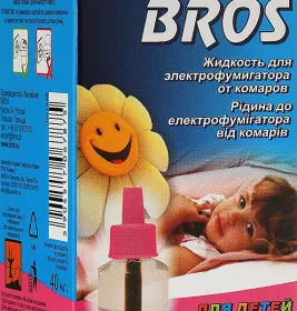 *BROS Жидкость от комаров д/детей 60 ночей