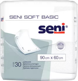 *Пеленки SENI Soft Basic впитывающие 90*60см №30