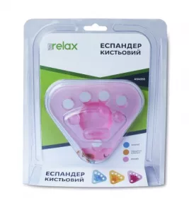 *Эспандер кистевой Ridni Relax (легкий-розовый) 10-40 кг, RD-ASA355-L