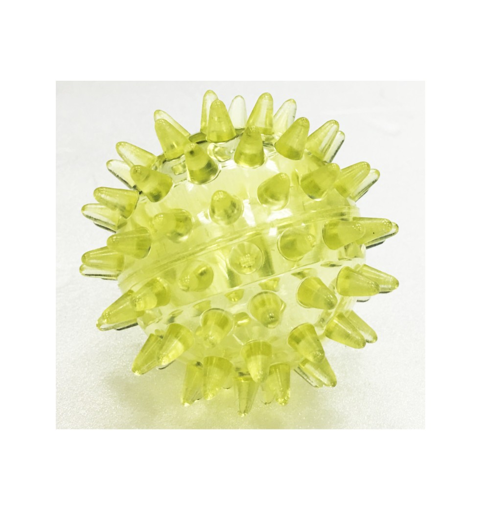 *М'яч масажний Ridni Relax, діаметр 5,5см (прозорий жовтий) RD-ASA062-5,5