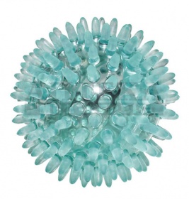 *М'яч масажний Ridni Relax, діаметр 8см (прозорий блакитний) RD-ASA062-8