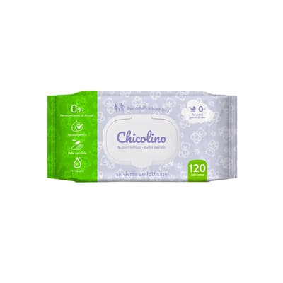 *Салфетки влажные Chicolino для детей и взрослых №120 *Салфетки влажные Chicolino для детей и взрослых №120