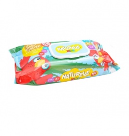Салфетки влажные NATURELLE kidz алое №10