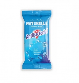 Серветки вологі NATURELLE antibacterialn D-pantenol №15