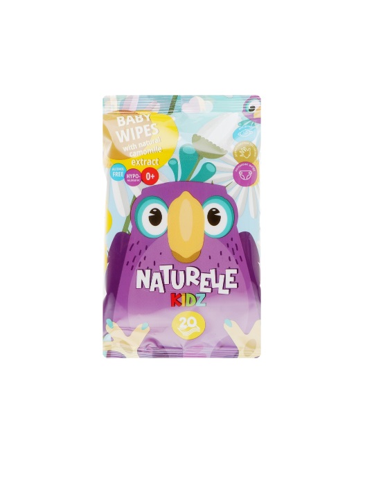 Серветки вологі NATURELLE kidz ромашка №20