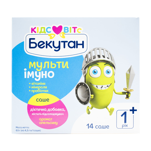 Бекутан КІДС ВІТС Мультиімуно саше № 14