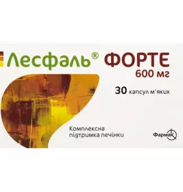 *Лесфаль форте капс.600мг №30