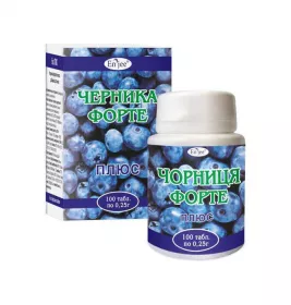 *Чорниця-Форте плюс табл.0.25г №100