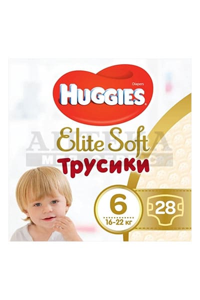 Підгузки-трусики Хаггіс Pants 6 Mega Elite Soft №28