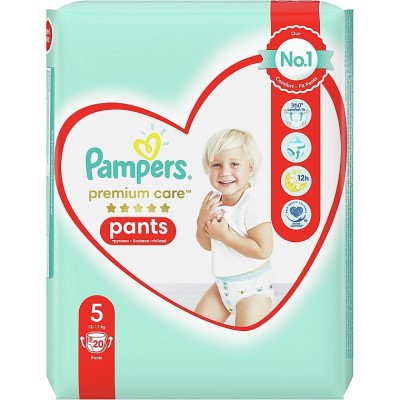Підгузки-трусики Pampers Premium Care Pants Junior 12-17 кг №20