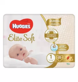 *Підгузники Хаггіс Elite Soft 1, №25