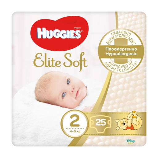 *Підгузники Хаггіс Elite Soft 2, №25
