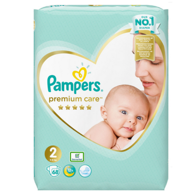 *Подгузник Pampers Premium Care Mini 4-8 кг №68 *Подгузник Pampers Premium Care Mini 4-8 кг №68