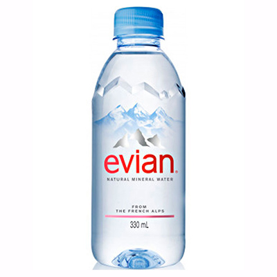 Вода Evian минеральная негазированная ПЭТ 0,33 мл