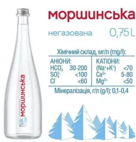 *Вода Моршинська Преміум 0,75л негаз. скло