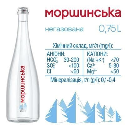 *Вода Моршинська Преміум 0,75л негаз. скло