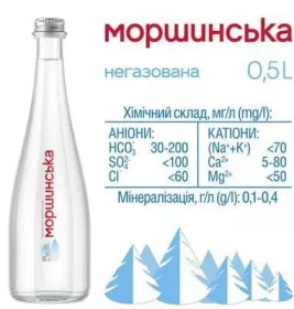 *Вода Моршинська Преміум 0,5л негаз. скло