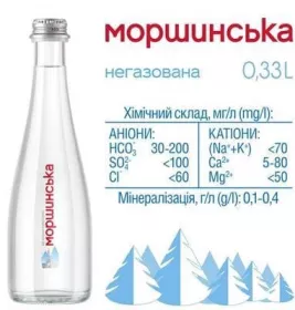 *Вода Моршинская Премиум 0,33л негаз. стекло
