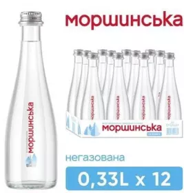 *Вода Моршинська Преміум 0,33л негаз. скло
