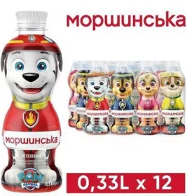 Вода Моршинська Щенячий патруль негазована пет 0,33 л