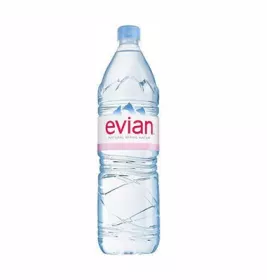Вода Evian мінеральна негазована ПЕТ 1,5 л