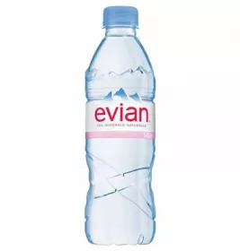 Вода Evian минеральная негазированная ПЭТ 0,5 мл