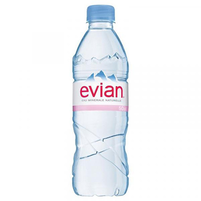 Вода Evian мінеральна негазована ПЕТ 0,5 мл