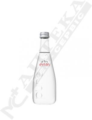 Вода Evian мінеральна негазована скло 0,33 мл