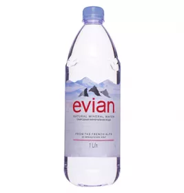 Вода Evian минеральная негазированная ПЭТ 1 л