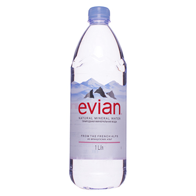 Вода Evian мінеральна негазована ПЕТ 1 л