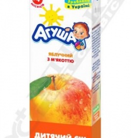 *Сік Агуша яблуко з м'якоттю Slim ко-пакінг 0,2 л