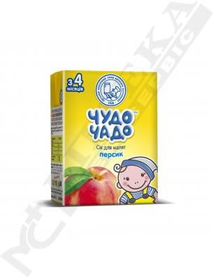 Сік Чудо-чадо персиковий з м'якоттю, цукром і вітаміном С 200 мл