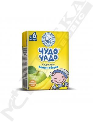 Сік Чудо-чадо бананово-яблучний з м'якоттю 200 мл
