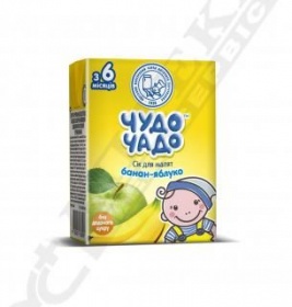 Сік Чудо-чадо бананово-яблучний з м'якоттю 200 мл