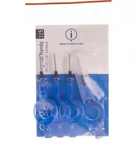 CURAPROX набір йоржиків regular handy д/ортод.d 1,8мм 4шт+4тримача CPS015