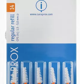 *CURAPROX йоржик міжзубний regular 1,4мм 5шт конічний