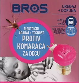 *BROS Эл.фумигатор+жидкость д/детей 60 ночей