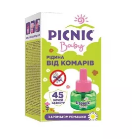 *Рідина PICNIC Baby від комарів дитяча 45ночей 30мл