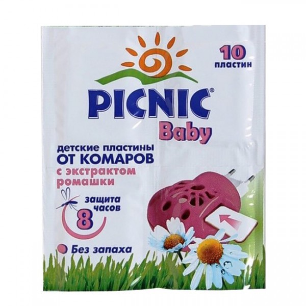 *Пластини PICNIC Baby дитячі від комарів №1