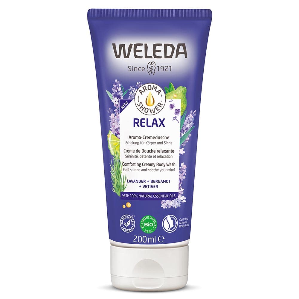 Крем-гель Weleda для душа Арома Релакс 200 мл Крем-гель Weleda для душа Арома Релакс 200 мл