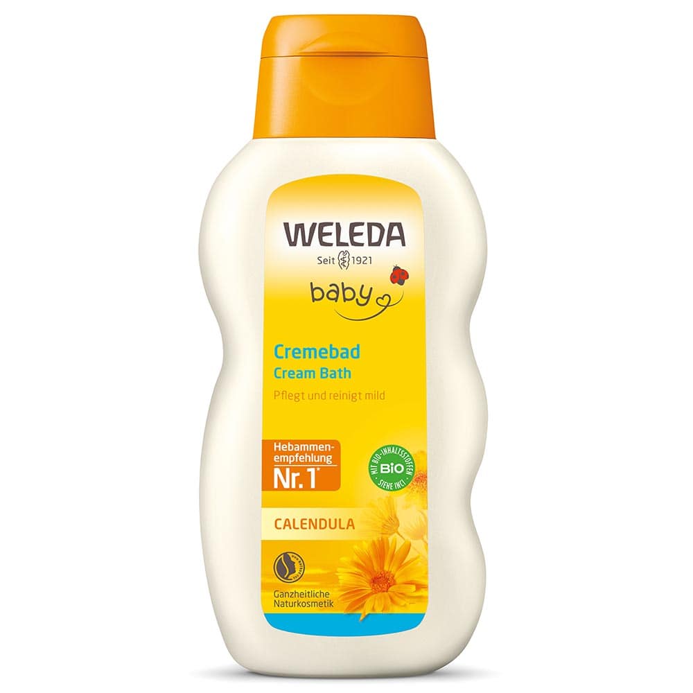 Молочко Weleda для купания новорожденых Календула 200 мл Молочко Weleda для купания новорожденых Календула 200 мл