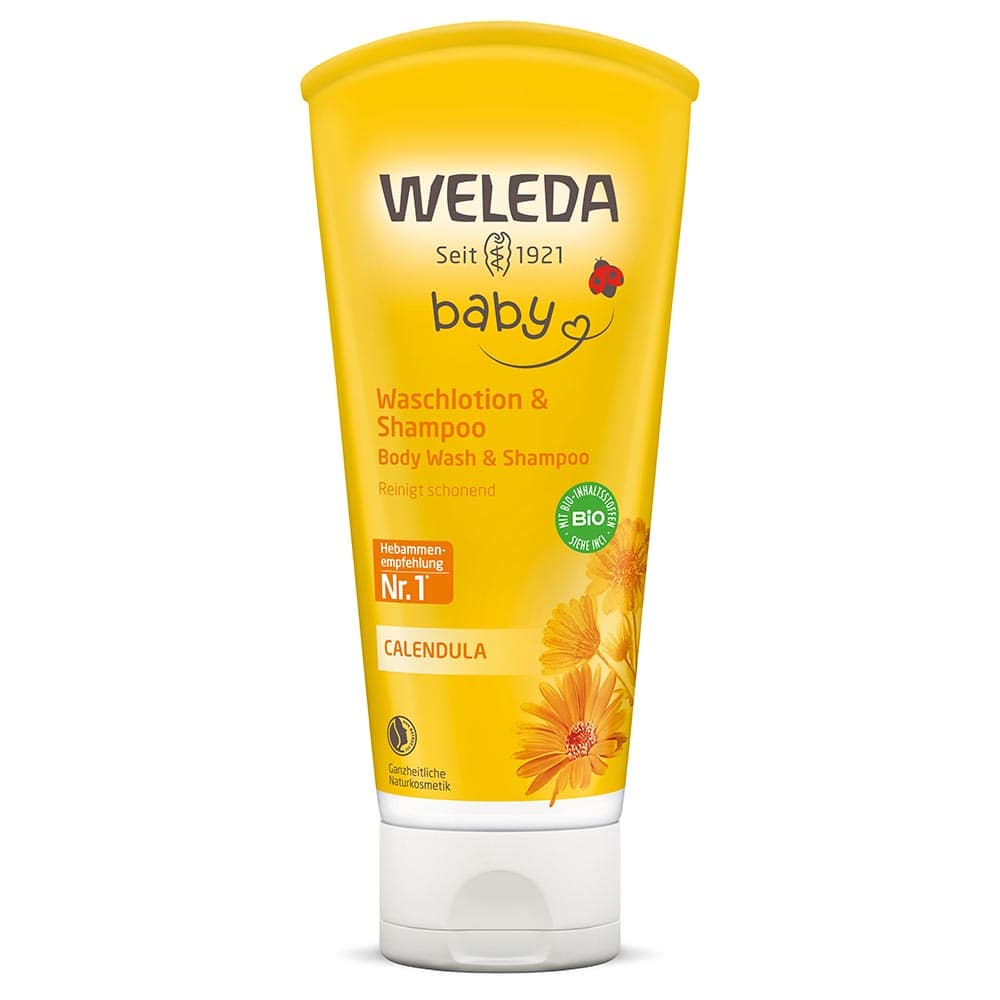 Шампунь-гель Weleda для тела и волос Календула 200 мл Шампунь-гель Weleda для тела и волос Календула 200 мл