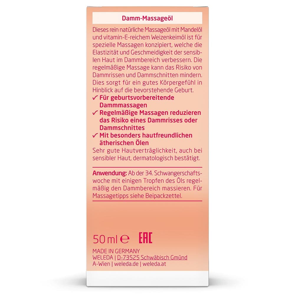 Олія Weleda для профілактики розривів під час пологів 50 мл