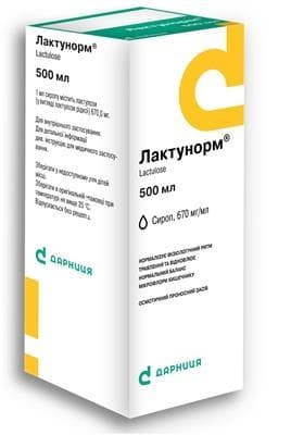 Лактунорм-Дарниця сироп 670 мг/мл по 500 мл у флаконі 1 шт.