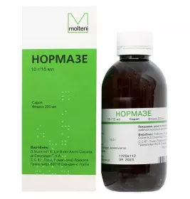 Нормазе сироп 10 г/15 мл по 200 мл у флаконі 1 шт.