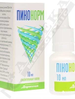 Піконорм-Дарниця краплі 7.5 мг по 10 мл у флаконі 1 шт.