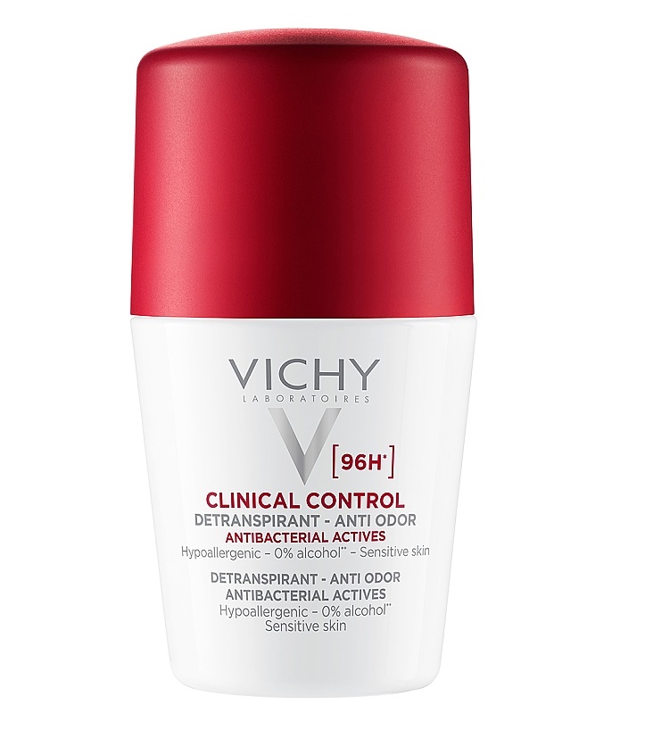 Дезодорант-антиперспірант Vichy кульковий 96 год Клінікал Контрол 50мл
